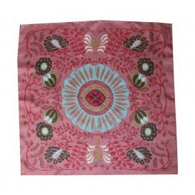 Marushka Pink Mini Silk Scarf
