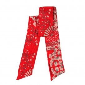 Masami Rouge Silk Headband