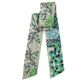 Masami Vert Silk Headband