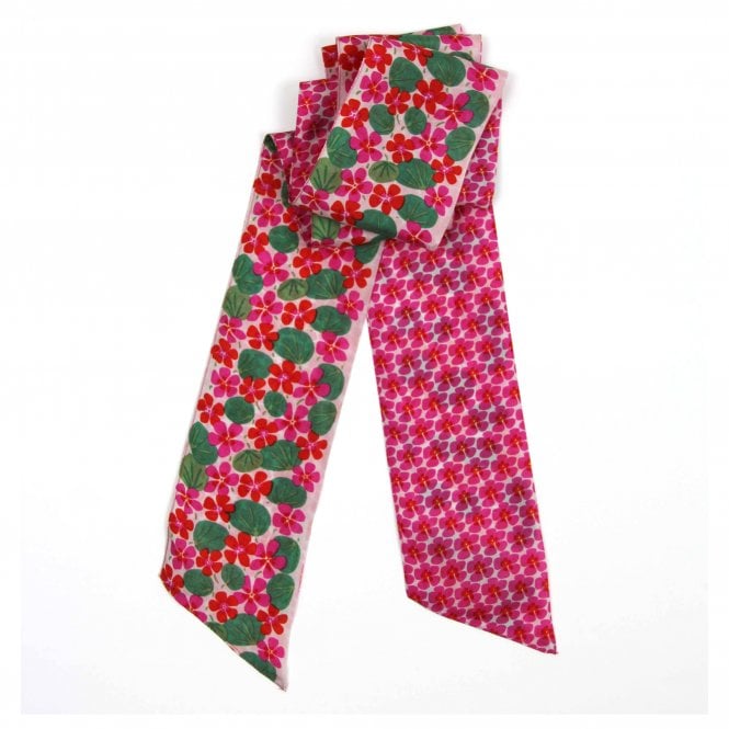 Les Belles Vagabondes Petale Fuchsia Silk Headband