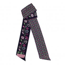 Scarlett Prune Silk Headband