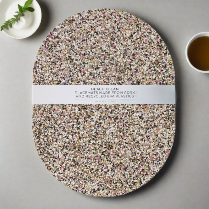 Liga Beach Clean Oval Placemat Set