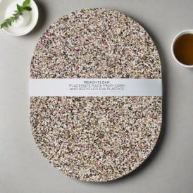 Beach Clean Oval Placemat Set