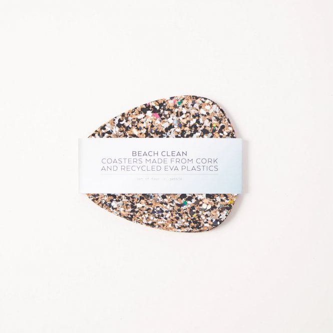 Liga Beach Clean Pebble Coaster Set