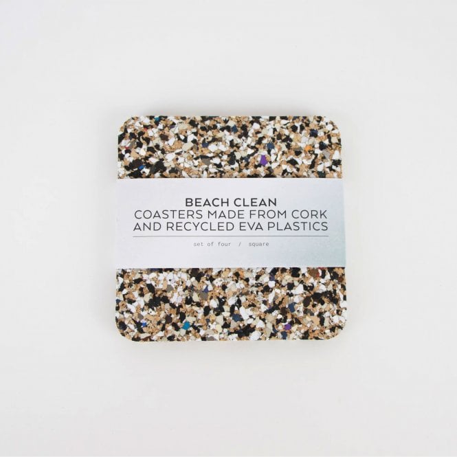 Liga Beach Clean Square Coaster Set