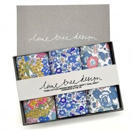 Cornflower Liberty Tana Lawn™ Set of 3 Hankies