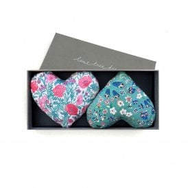 Fred & Ginger Box of 2 Lavender Hearts