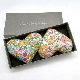 Happily Ever After Liberty Tana Lawn™ Box of 2 Lavender Hearts