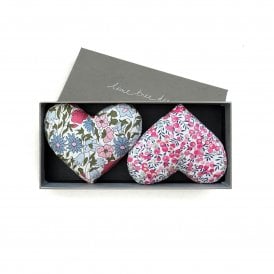 Mary Rose Liberty Tana Lawn™ Box of 2 Lavender Hearts