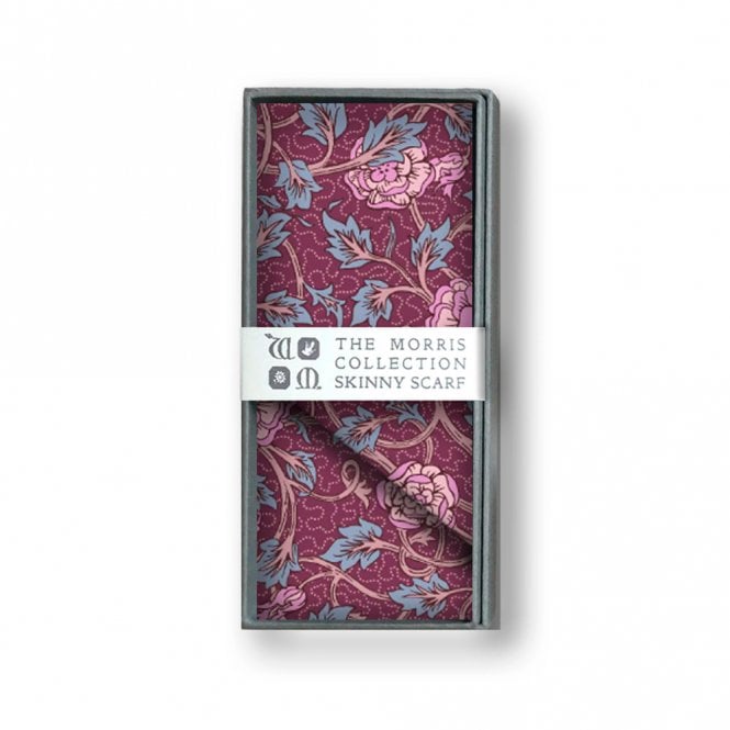 Lime Tree Design Morris Rose Liberty Tana Lawn™ Skinny Scarf