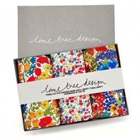Poppy Field Liberty Tana Lawn™ Set of 3 Hankies