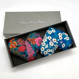 Romeo & Juliet Liberty Tana Lawn™ Box of 2 Lavender Hearts
