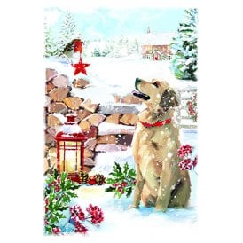 At Home For Christmas Box of 24 Christmas Cards
