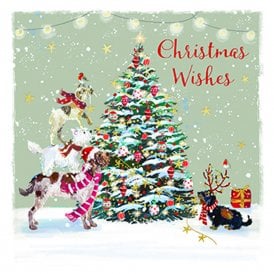Decorating The Christmas Tree Pack of 10 Christmas Cards