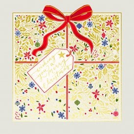 Decorative Present Pack of 5 Luxe Christmas Cards