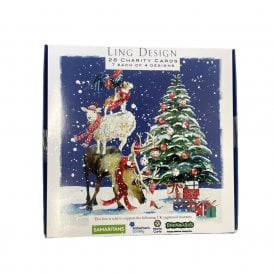 Festive Animals Box of 28 Charity Christmas Cards