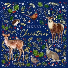 Festive Forest Wallet Pack of 8 Christmas Cards