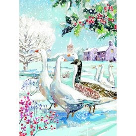 Snowy Christmas Box of 24 Christmas Cards