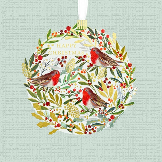 Ling Design Triple Robins Pack of 10 Christmas Cards