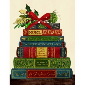 Winter Library Pack of 10 Christmas Cards