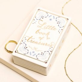Little Book of Treasures Ceramic Trinket Pot