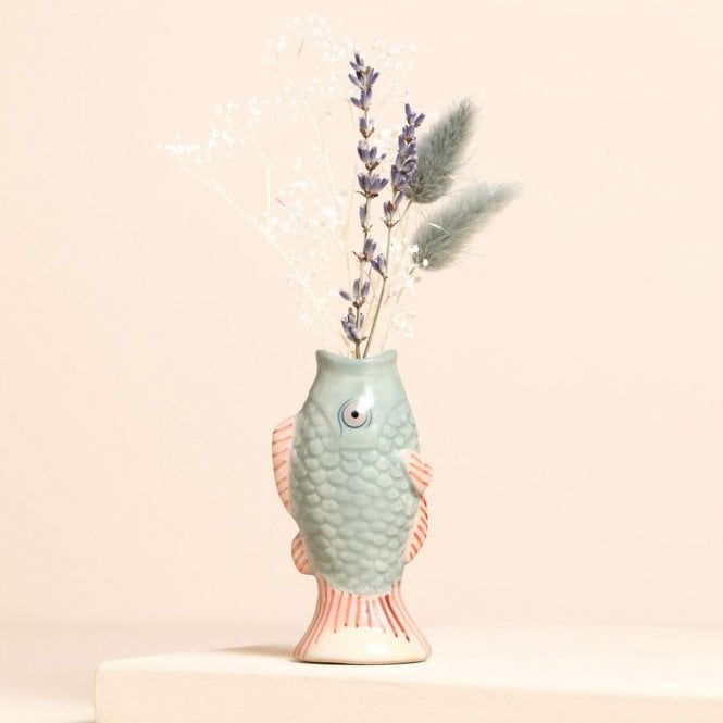 Lisa Angel Mini Fish Ceramic Bud Vase