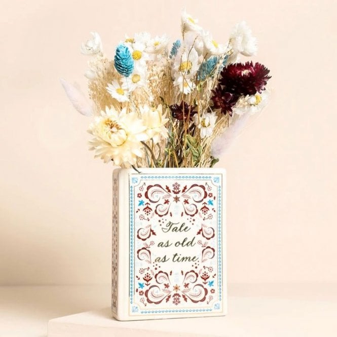Lisa Angel Tale As Old As Time Mini Ceramic Book Vase