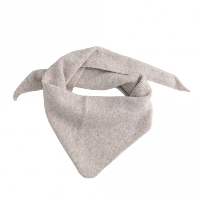 Lua Medium Triangle Plain Scarf - Mushroom