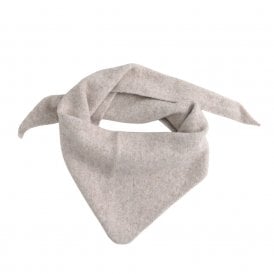 Medium Triangle Plain Scarf - Mushroom