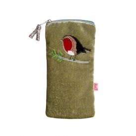 Robin Fennel Velvet Glasses Purse