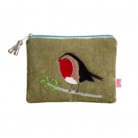 Robin Fennel Velvet Purse