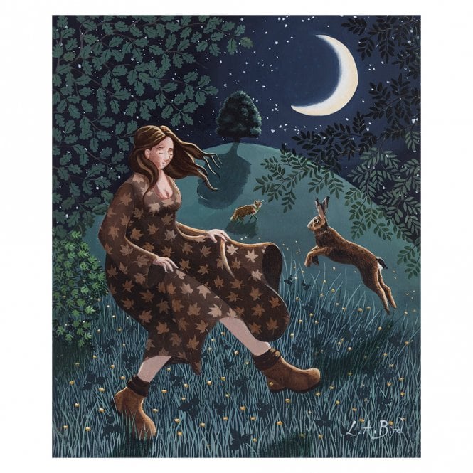 Lucy Almey Bird Oak & Ash Card