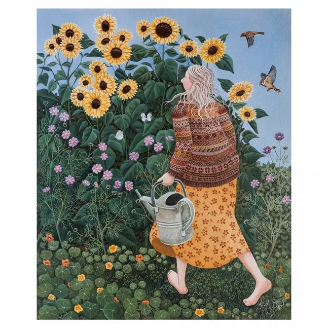 Lucy Almey Bird Oh How They Grow Card