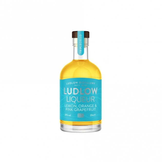Ludlow Distillery Lemon, Orange & Pink Grapefruit Liqueur 20cl