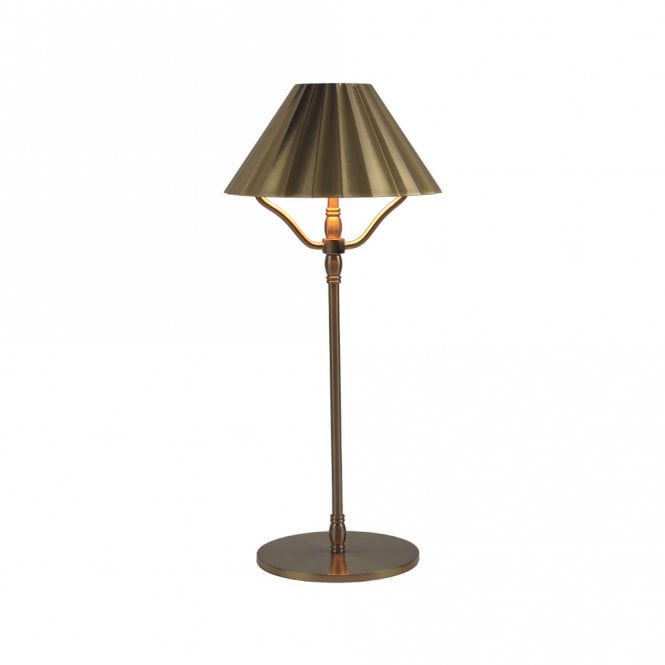 Ludlow Lighting Portland Gold Rechargeable Lamp