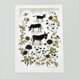 Donkey A3 Unframed Print