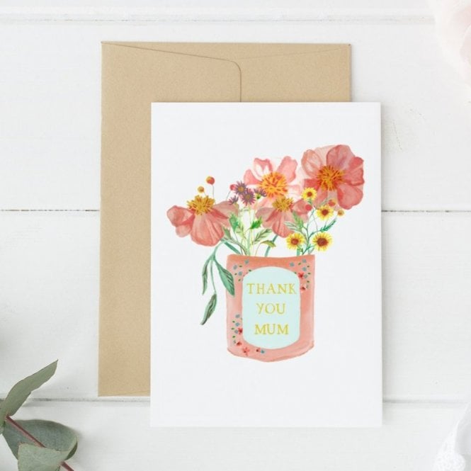 Mary's House Design Thank You Mum Mother's Day Card | Cotswold Trading