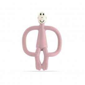 Monkey Teething Toy - Dusty Pink