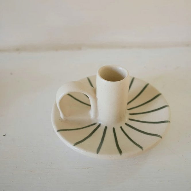 MeanWhile Forest Pinstripe Wee Willy Winkee Candle Holder