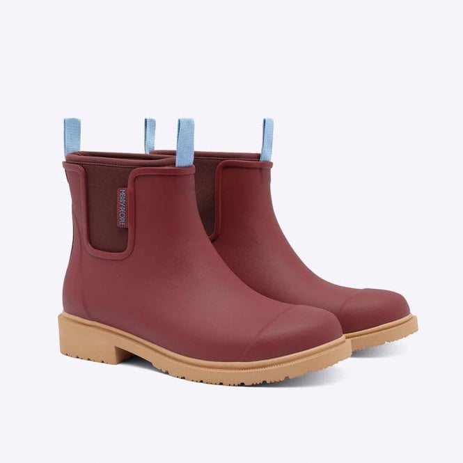 Merry People Bobbi Brick Red Ankle Wellington Boot
