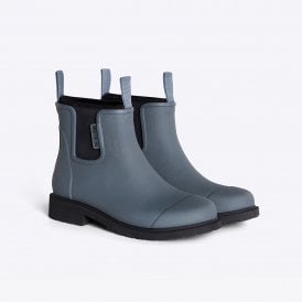 Bobbi Slate Grey Ankle Wellington Boot