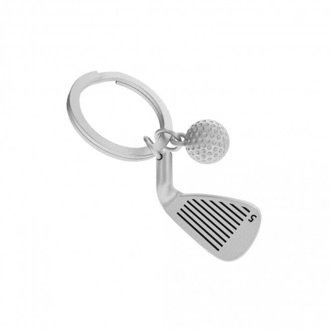 Metalmorphose Silver Golf Club Keyring