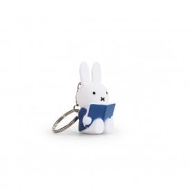 Book Keyring Blue 6cm