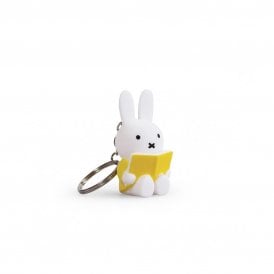 Book Keyring Yellow 6cm