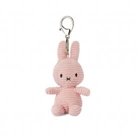 Corduroy Keychain Pink 10cm 