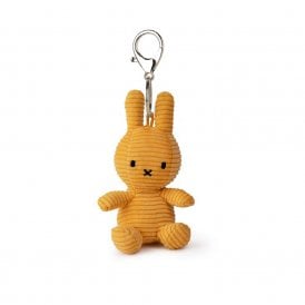 Corduroy Keyring Yellow 10cm