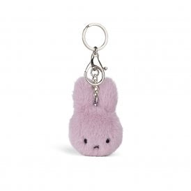 Eco Fuzzy Lilac Keyring