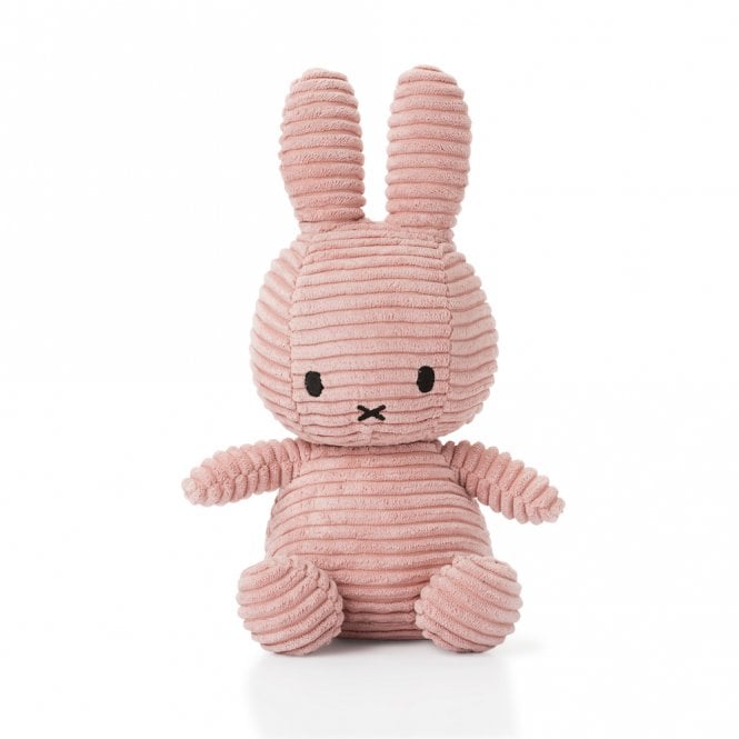 Miffy Sitting Corduroy Pink 23cm 