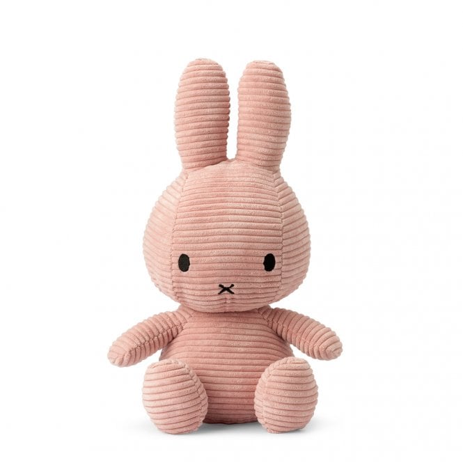 Miffy Sitting Corduroy Pink 33cm