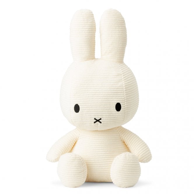 Miffy  Sitting Corduroy White 50cm